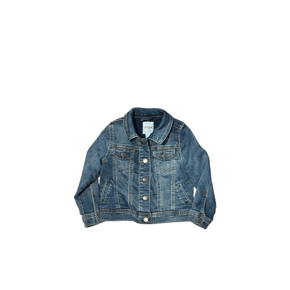 Cat & Jack Toddler Girl Denim Jean Jacket 3T